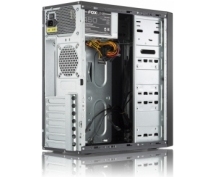 Корпус Foxline FL-301-FZ500R <MidiTower, ATX, 500Вт, 4xUSB2.0, Audio> (черный)