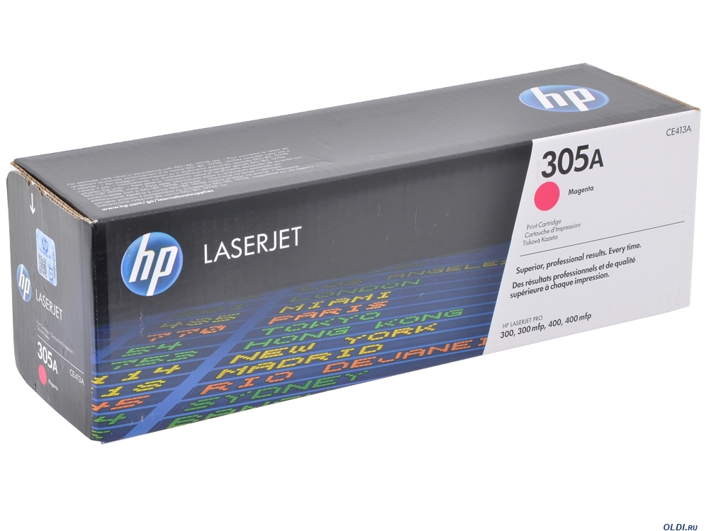 Картридж HP CE413A\305A <LJ P300> <пурпурный>