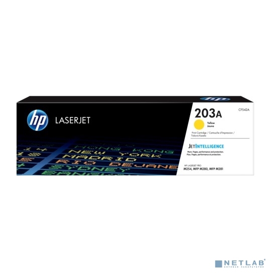 Картридж HP 203A Original Yellow LaserJet Toner Cartridge (CF542A)