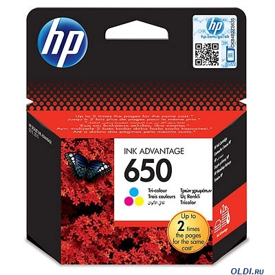 Картридж HP (№650) CZ102AE <DJ IA 2515/2516> <цветной>