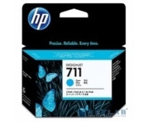 Картридж HP (№711) CZ134A голубой комплект из 3шт по 29мл для HP DesignJet T520/T120