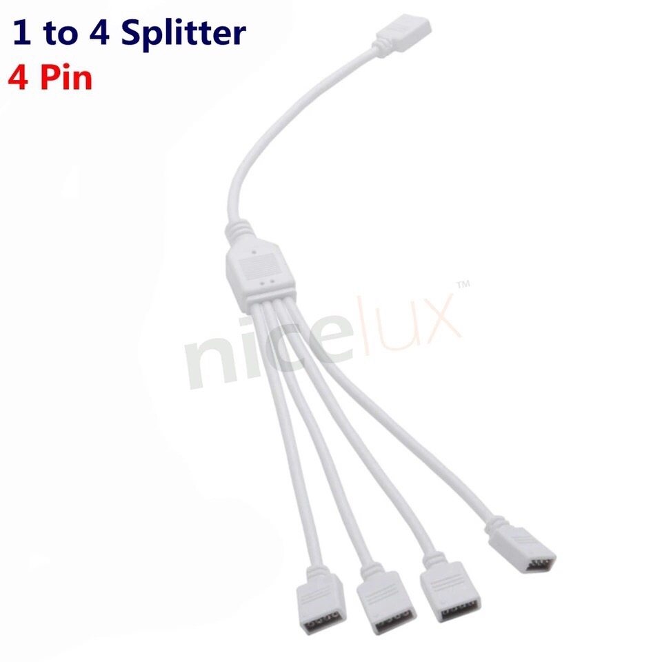 Разветвитель RGB-ленты 1 на 4 (4pin)