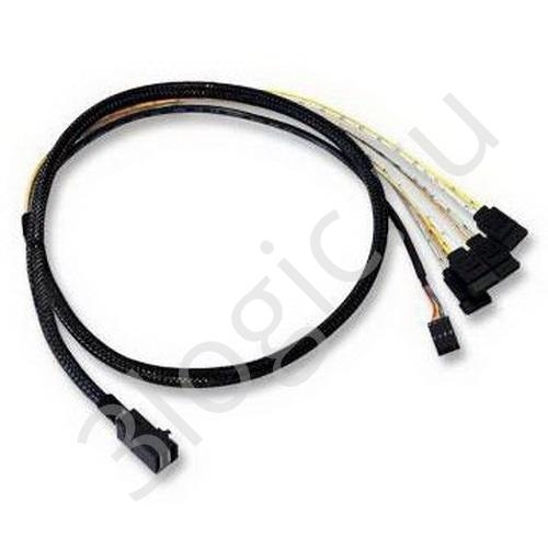 Кабель ACD-SFF8643-SATASB-10M, INT SFF8643-to-4*SATA+SB ( HDmSAS -to- 4*SATA+SideBand internal cable