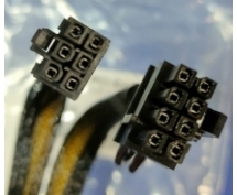 Переходник питания 6-pin -> 6+2-pin разъем на видеокарте 0.8м