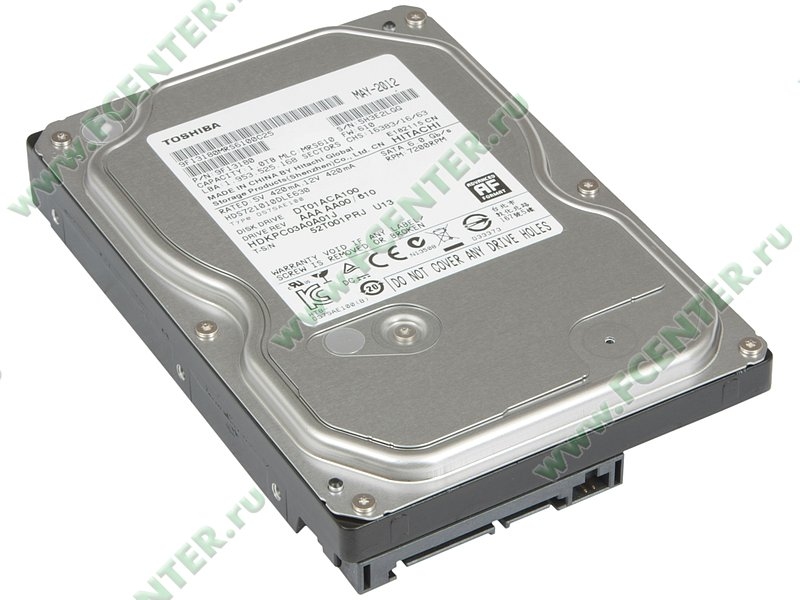 Жесткий диск  1TB Toshiba Desktop (DT01ACA100) <SATA3, 7200, 32Mb>