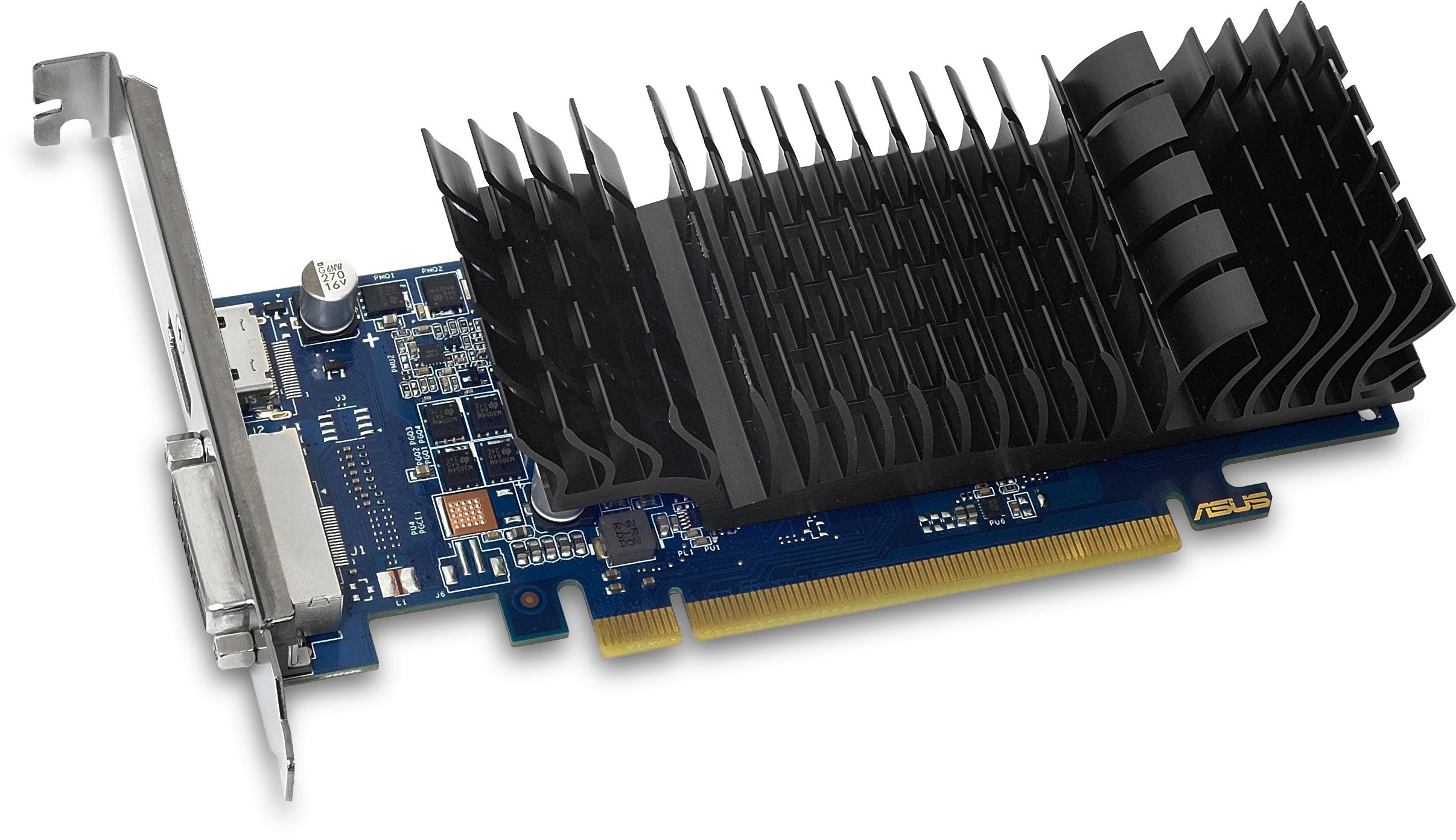 Видеокарта  2GB Asus GT1030-SL-2G-BRK <GT1030, GDDR5, 64b, DVI-D, HDMI, LP, RTL>