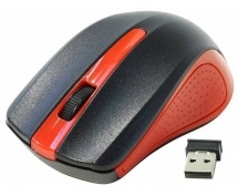 Мышь Oklick 485MW <USB> оптическая беспроводная (черно-красная)