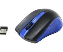Мышь Oklick 485MW <USB> оптическая беспроводная (черно-синяя)