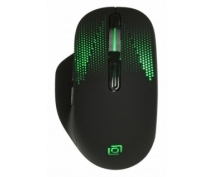 Мышь Oklick 636LWC <USB> оптическая беспроводная (2400dpi) USB/USB-C (6but) (черная)