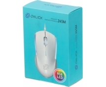 Мышь Oklick 245M <USB> оптическая (белая)