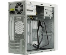 Корпус PowerCool 6505WT <mATX, 400Вт, 2xUSB2.0, Audio> (белый)