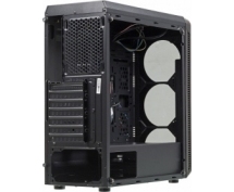 Корпус Accord JP-X <ATX, без БП, 2xUSB2.0, 1xUSB3.0, Audio, окно> (черный)