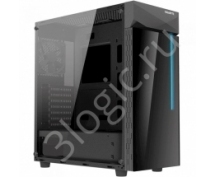 Корпус Gigabyte C200G <ATX, без БП, 2xUSB3.0, Audio, окно, RGB> (черный)