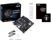 Сист.плата Asus PRIME B550M-K <AM4 B550 4xDDR4 4xSATA3 2xM.2 PCIe16 D-Sub DVI-D HDMI USB3.2 mATX>