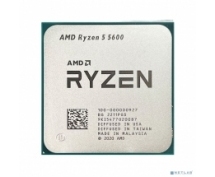 Процессор AMD Ryzen 5 5600 <3.5ГГц, 6 ядер, 6x512K+32M, 65Вт, AM4> OEM