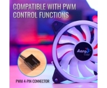 Вентилятор Aerocool Duo 12 <120х120х25, 1000rpm, 19.7dB, ARGB 6pin>