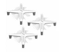 Набор вентиляторов Alseye X12-Set-W <120x120x30, 26db, ARGB> (3 шт, контроллер, пульт) (белый)