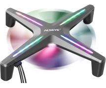 Вентилятор Alseye X12-GY <120x120x30, 26dB, ARGB> (серый)