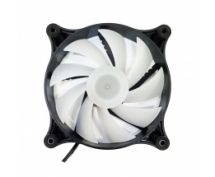 Вентилятор Powercase 120x120x25mm (Molex, чёрные, 3pin no ARGB Syn, RGB, 0.25A)