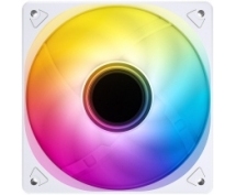 Вентилятор Jonsbo SL-120WR <120x120x25, PWM, 32dB, ARGB, реверс> белый