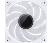 Вентилятор Jonsbo SL-120WR <120x120x25, PWM, 32dB, ARGB, реверс> белый