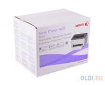 Принтер XEROX Phaser 3020 (3020V_BI) <A4, 1200x1200, ч/б, USB, WiFi> (белый)