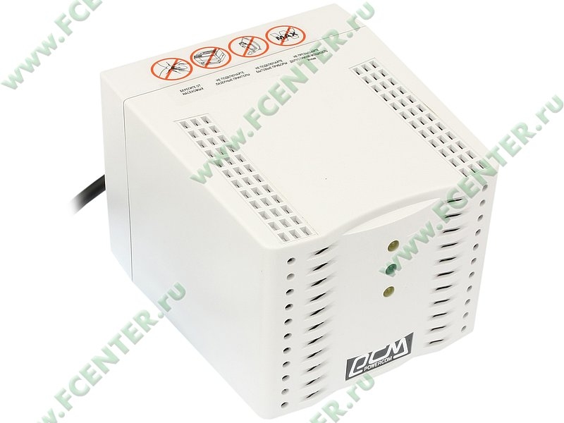 Стабилизатор напряжения на 4 розетки Powercom Tap-Change TCA-2000 (белый)