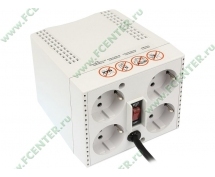 Стабилизатор напряжения на 4 розетки Powercom Tap-Change TCA-2000 (белый)