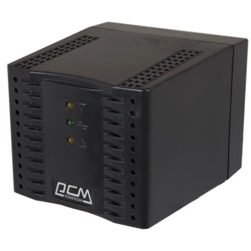 Стабилизатор напряжения на 4 розетки Powercom Tap-Change TCA-3000 (черный)