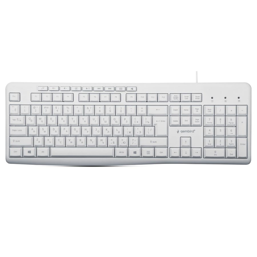 Клавиатура Gembird KB-8430M <USB> <белая>