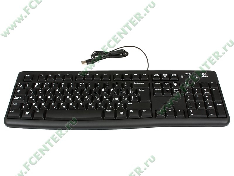 Клавиатура Logitech K120 for Business (920-002522) <USB> (черная)