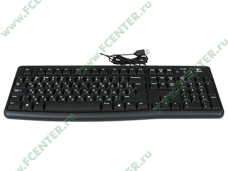 Клавиатура Logitech K120 (920-002506) <USB> (черная)