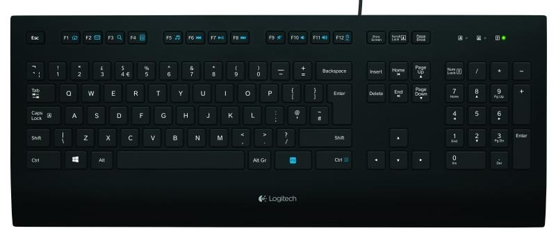 Клавиатура Logitech K280E (920-005215) <USB> (черная)