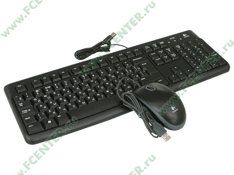 Комплект клавиатура+мышь Logitech Desktop MK120 (920-002561) <USB>