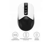 Мышь A4Tech Fstyler FB12 Panda <Bluetooth> оптическая беспроводная <черно-белая>