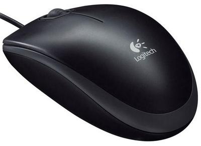 Мышь Logitech B100 <USB> оптическая (черная)
