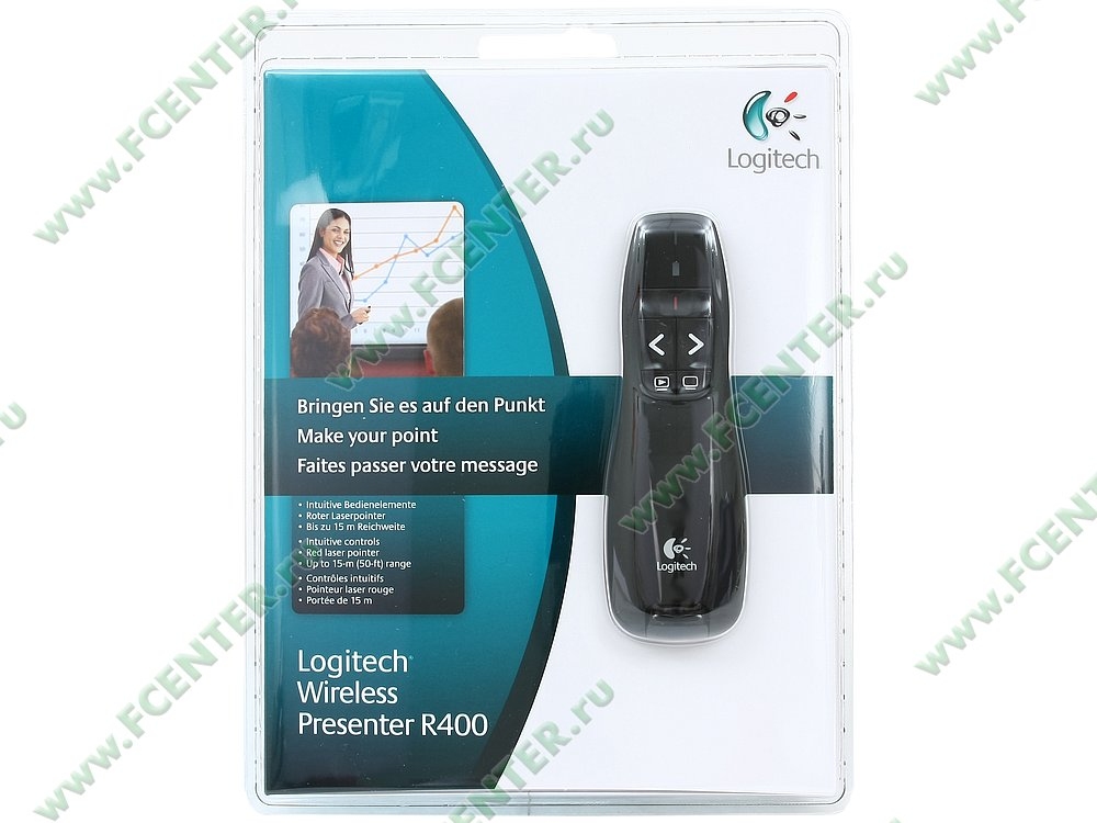 Презентер Logitech Wireless Presenter R400