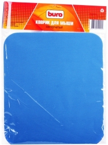 Коврик для мыши, ткань+резина <черный>