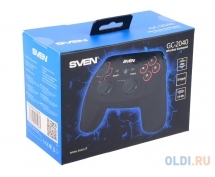 Геймпад Sven GC-2040 <USB, PS3, Android> беспроводной, вибро (черный)
