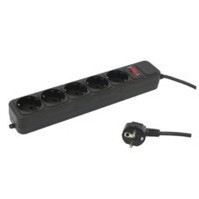 Сетевой фильтр Buro  3.0м (5 розеток) (500SH-3-B) (черный)