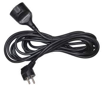 Удлинитель Buro BU-PS1.10/B 10м (1 розетка) (черный)