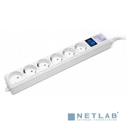 Сетевой фильтр Power Cube  3.0м (6 розеток) (SPG(5+1)-16B-3М) 16A