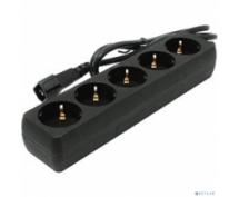 Сетевой фильтр Exegate SPU-5-1.2B (5 розеток, 1.2м, UPS вилка, черный)