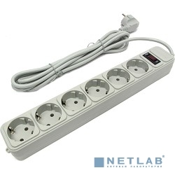 Сетевой фильтр ExeGate  3.0м (6 розеток) (SP-6-3W) (белый)