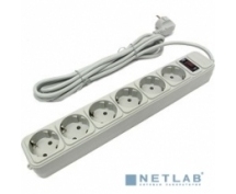 Сетевой фильтр ExeGate  3.0м (6 розеток) (SP-6-3W) (белый)