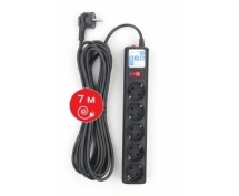 Сетевой фильтр Power Cube  7.0м (5 розеток) (SPG5-7M) (черный)