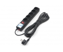 Сетевой фильтр Power Cube  7.0м (5 розеток) (SPG5-7M) (черный)