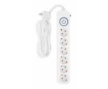 Сетевой фильтр Ippon  1.8м (6 розеток) (BK-6-EU-1.8-16-W) (белый)