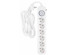 Сетевой фильтр Ippon  3.0м (6 розеток) (BK-6-EU-3-10-W) (белый)
