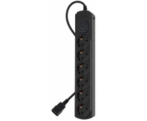 Сетевой фильтр Ippon  1.8м (6 розеток) (BK-6-UPS-1.8-10-B) для ИБП (черный)